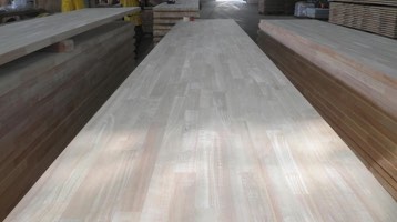 laminated rubber wood